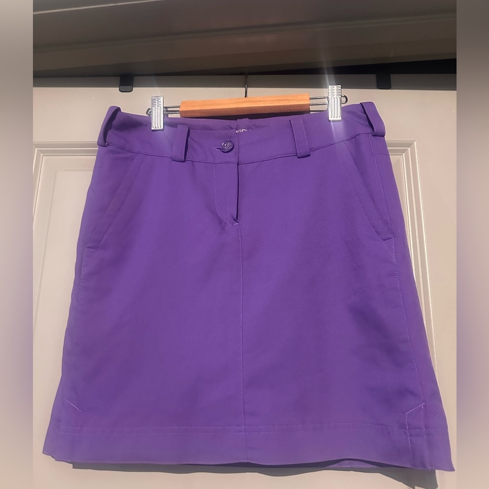 Nike Dri Fit Golf Skirt, purple,Wms Sz 2. W/ Shorts,back pockets,only wore once.